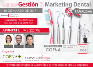 [:es]Curso Gestión Dental y Marketing Dental_Navarra[:] @ Colegio de Dentistas de Navarra | Pamplona | Navarra | España